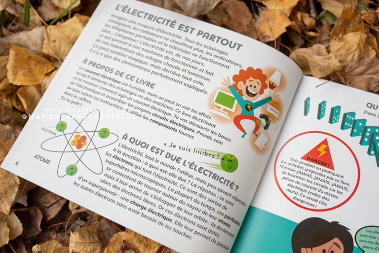 Coffret enfants pour découvrir l électricité et les circuits avec des