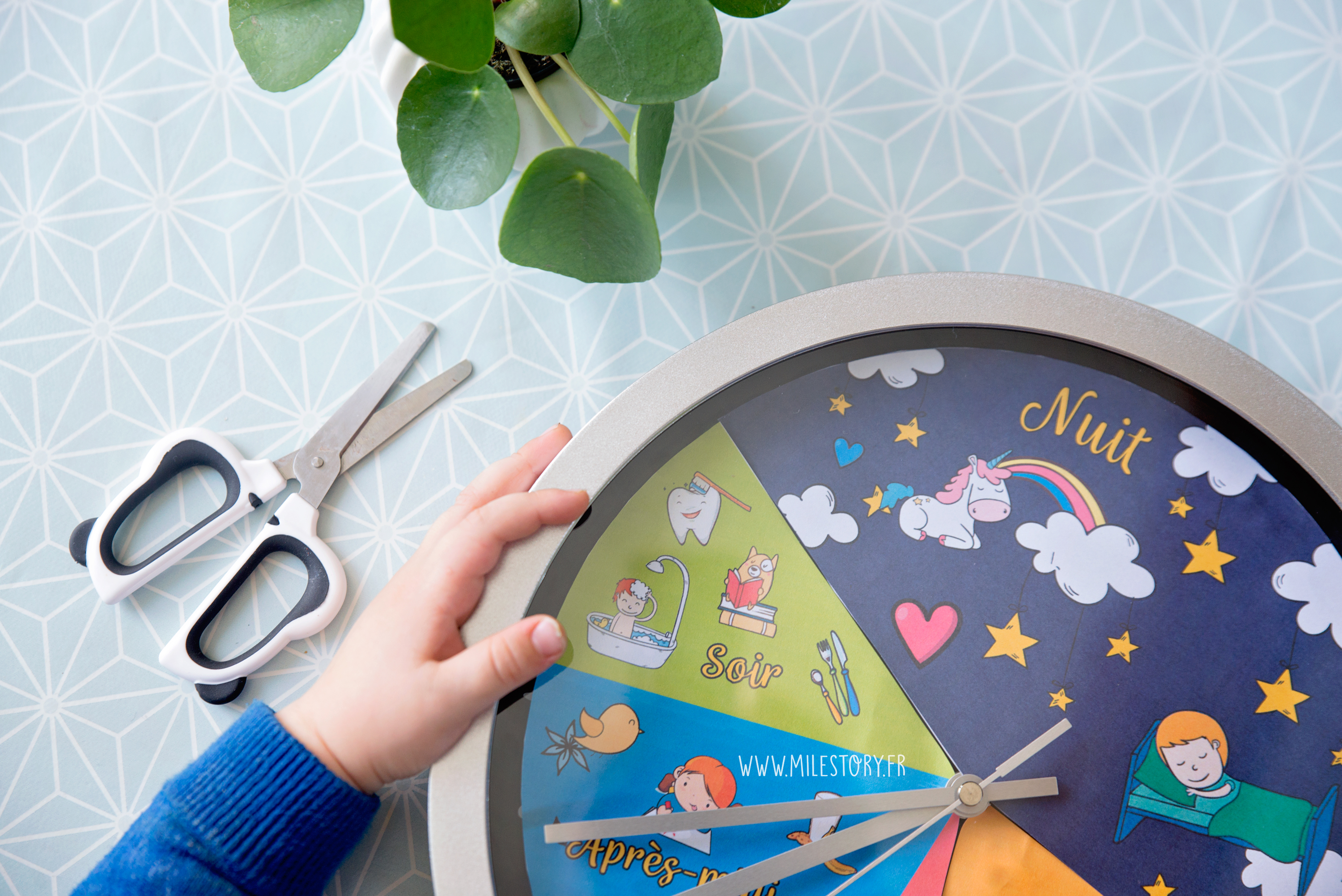 Tuto Horloge 24 H Pour Apprendre Aux Enfants A Se Reperer Dans Le Temps Milestory