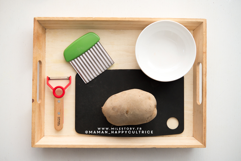 Ustensiles de cuisine Montessori pour enfant