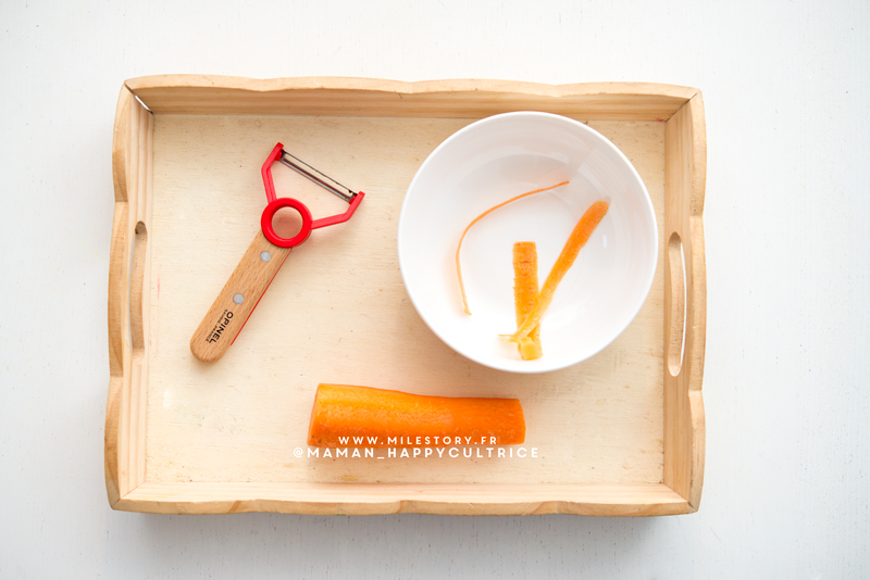 Activités Montessori en cuisine & outils adaptés aux enfants