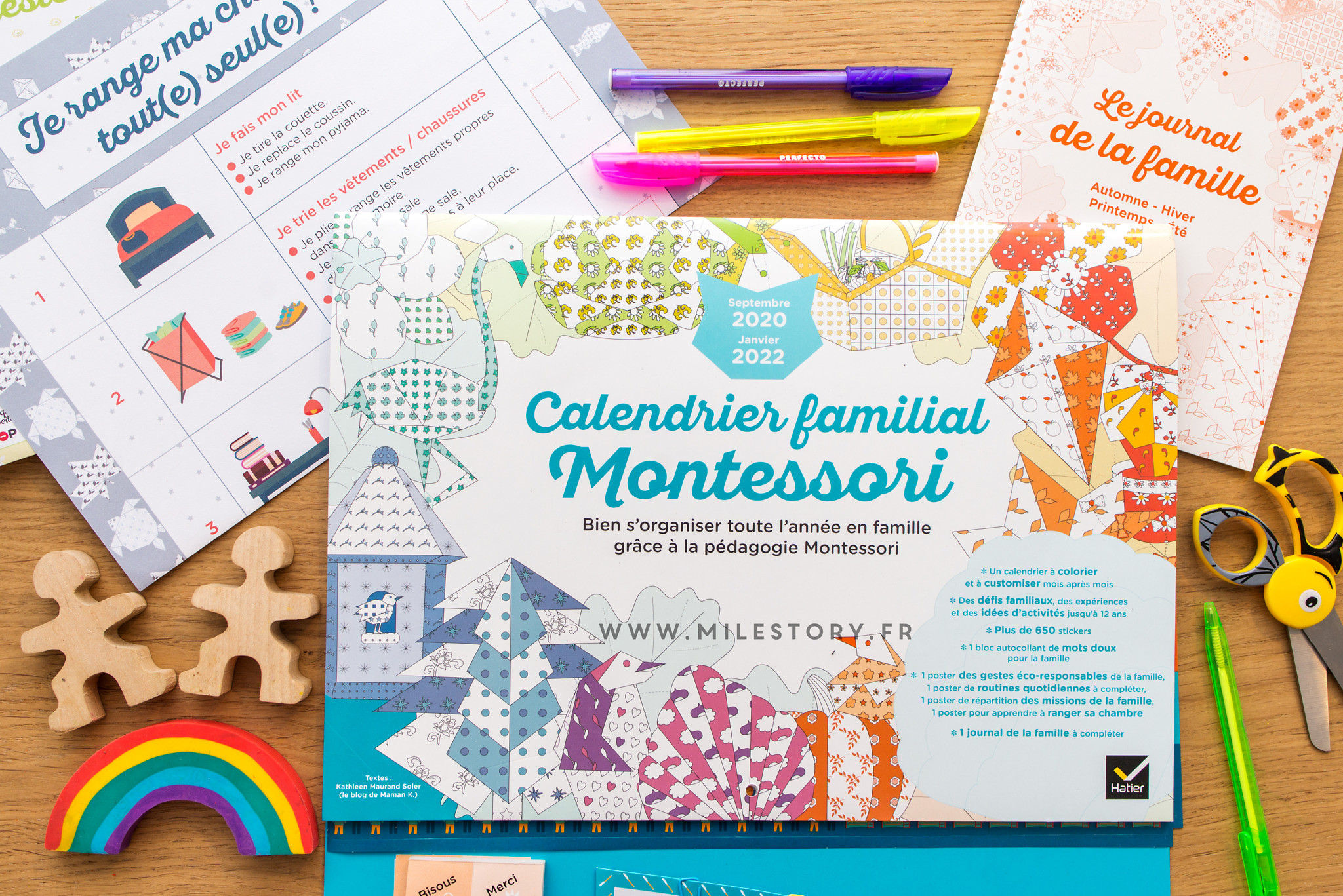 Calendrier familial Montessori 2020-2022 